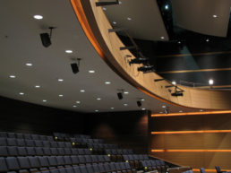 Thomas Jefferson Independent Day School balcony lights and speakers