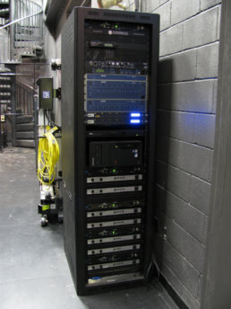 Rack installation for Thomas Jefferson Independent Day School