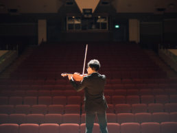 Man playing violin