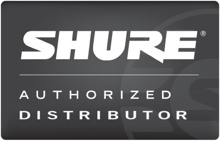 shure authorized distributer logo