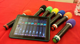 Wireless mics and ipad